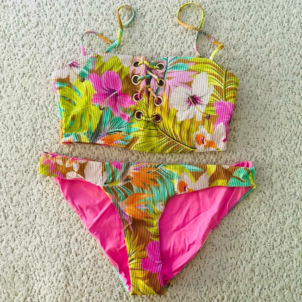 TiniBikini Tropical Floral Bikini L